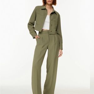 Aritzia Effortless Pant Wilfred Size 12 Bitter Sage